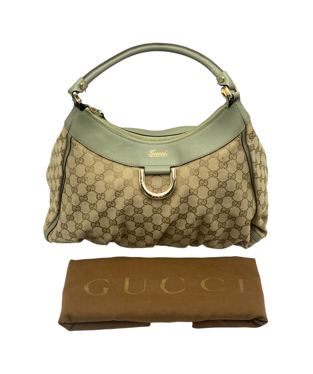 Gucci Monogram Abbey D-Ring Handbag