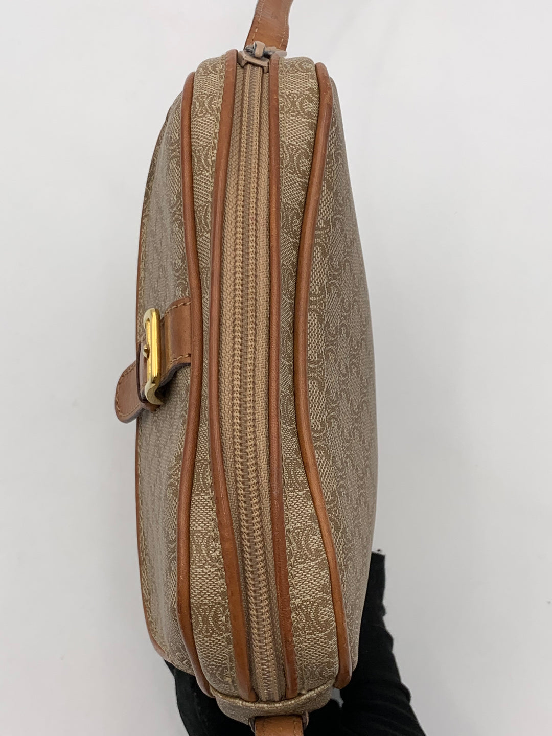 Celine Vintage Macadam Shoulder Bag