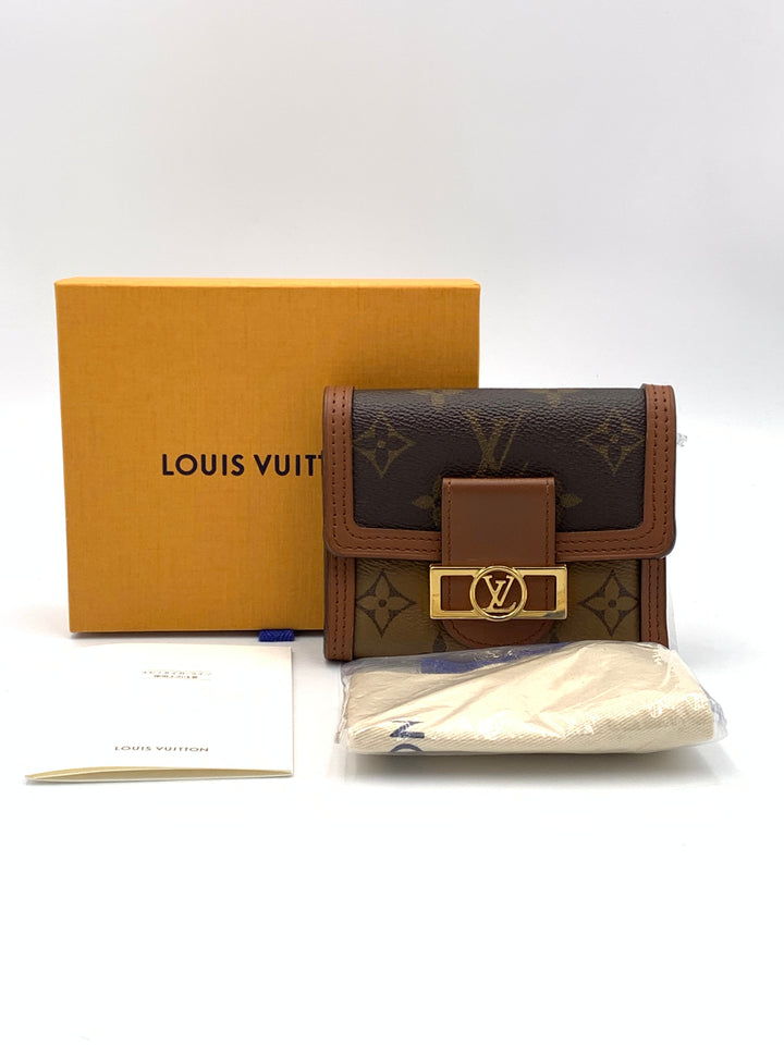 Louis Vuitton Monogram Reverse Dauphine Compact Wallet