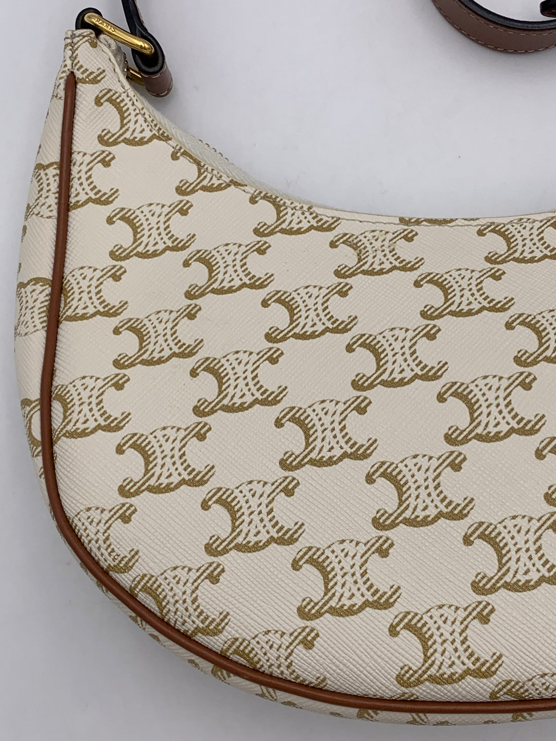 Celine Ava Bag in Triomphe Canvas