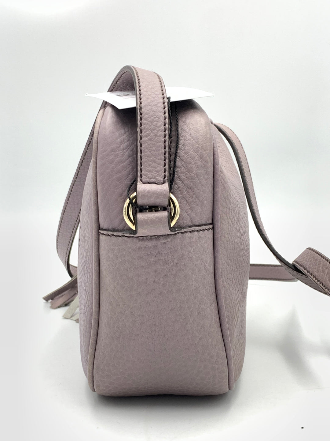 Gucci Purple Leather Small Soho Disco Crossbody Bag