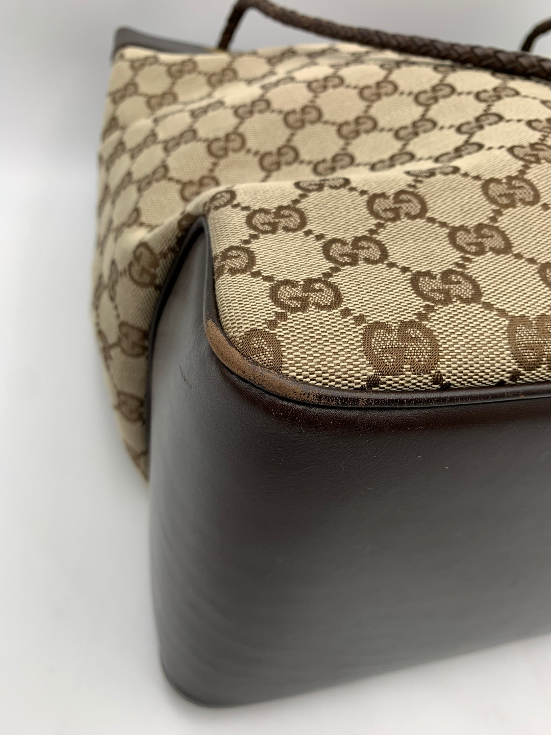 Gucci Brown Beige Gifford Tote Bag