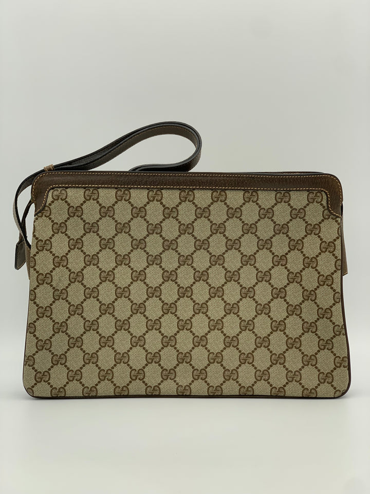 Gucci GG Canvas Web Sherry Line Shoulder Bag