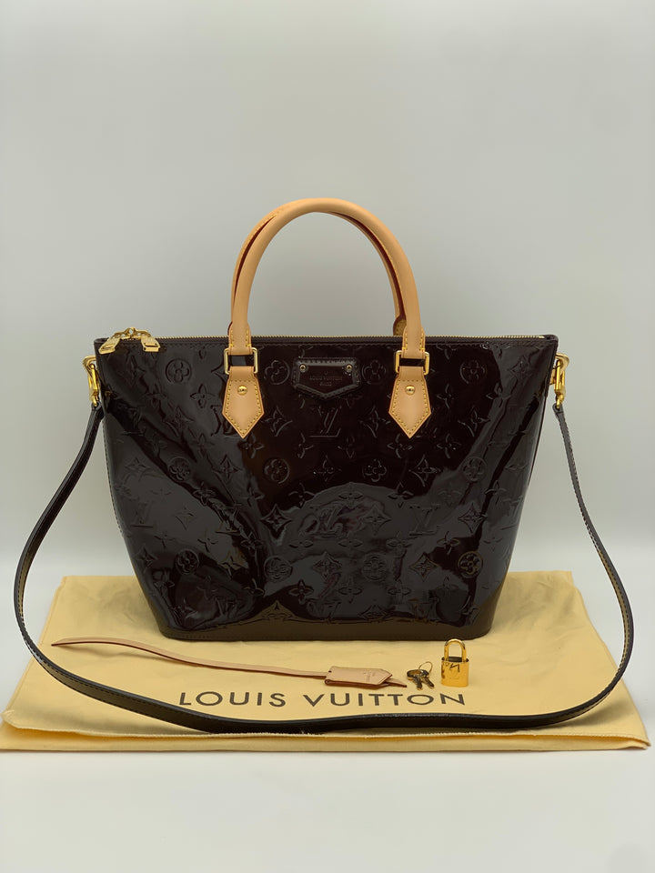 Louis Vuitton Amarante Monogram Vernis Montebello MM Bag