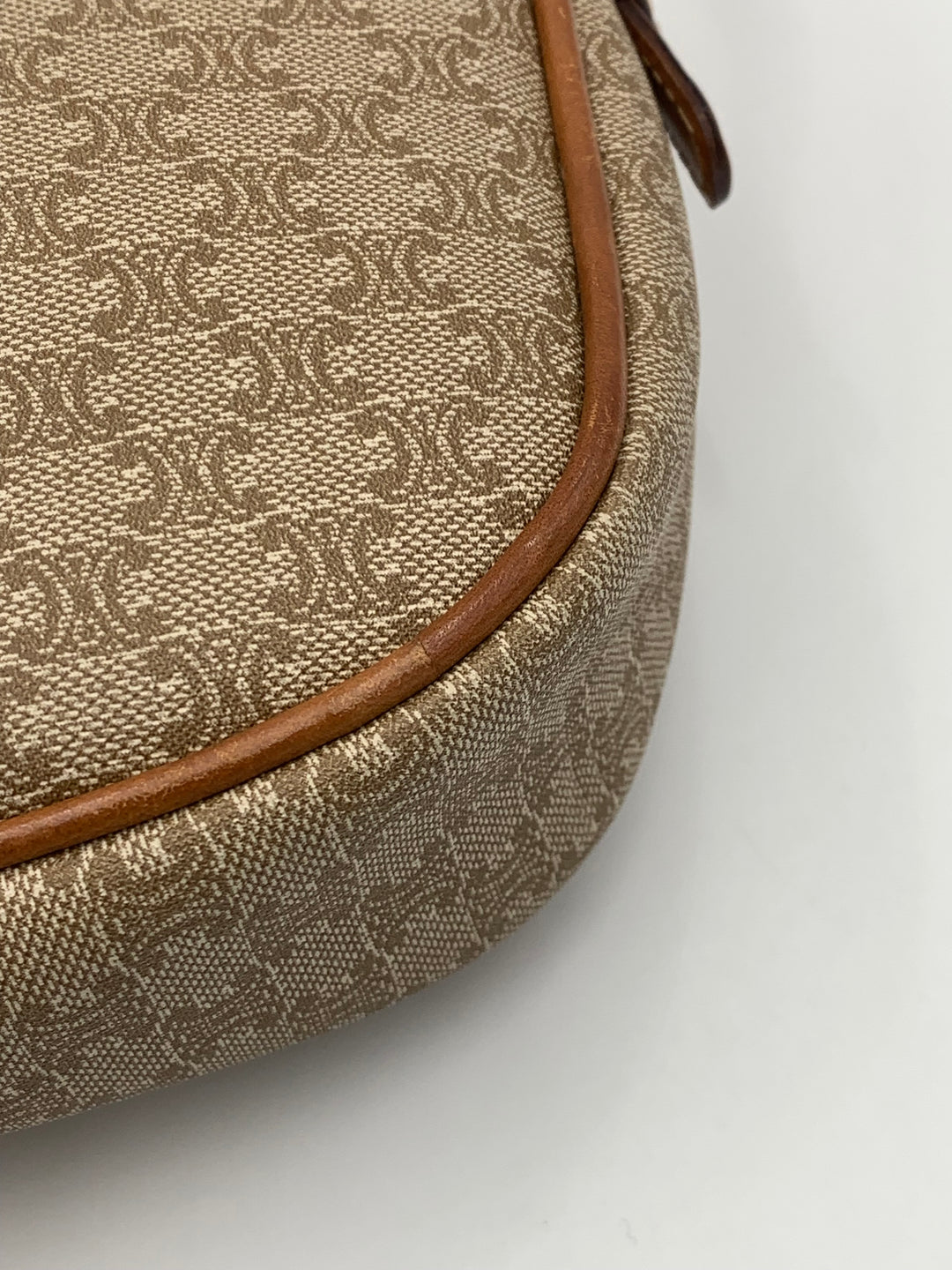 Celine Vintage Macadam Shoulder Bag