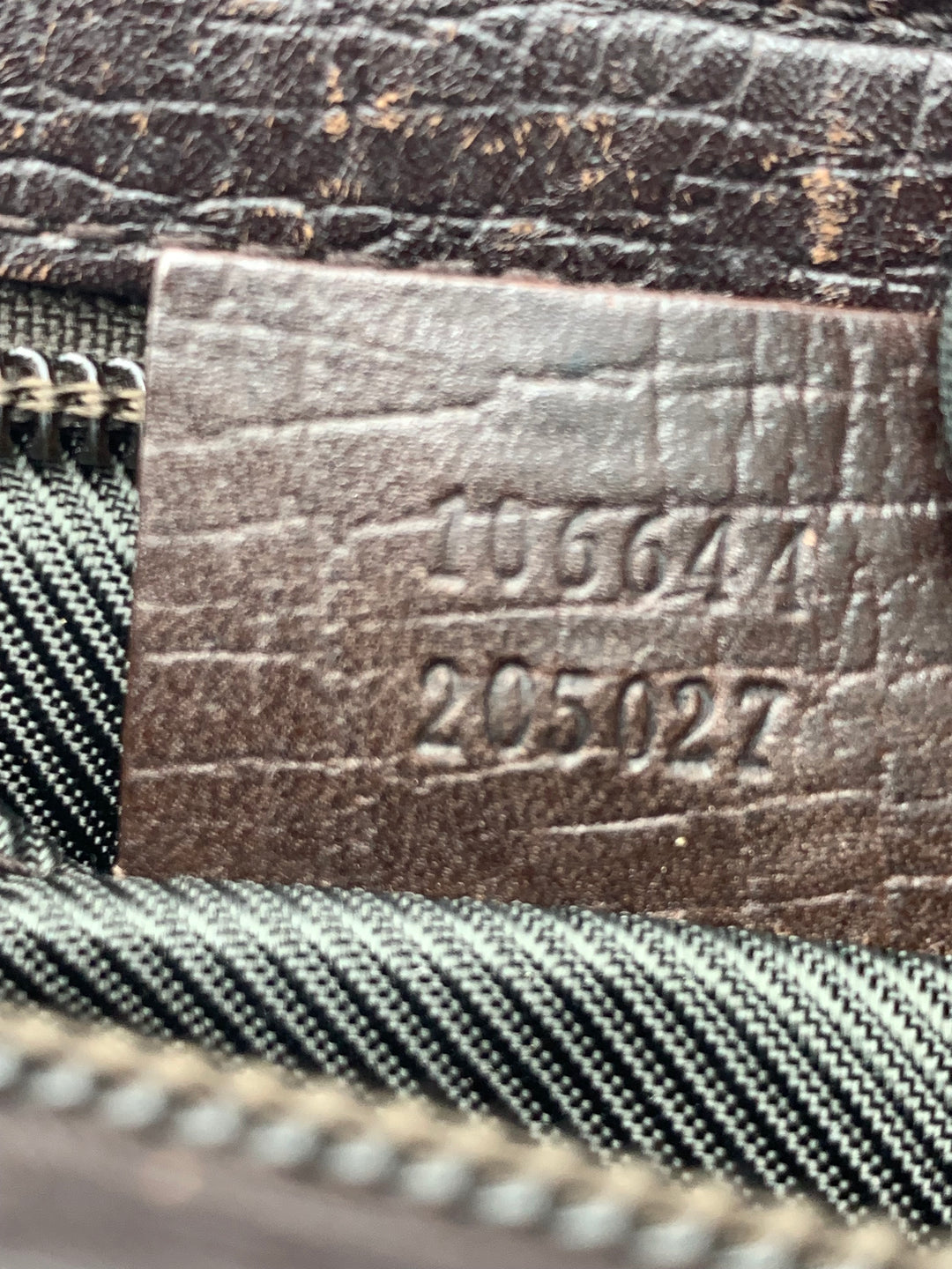 Gucci Beige Canvas Web Pochette