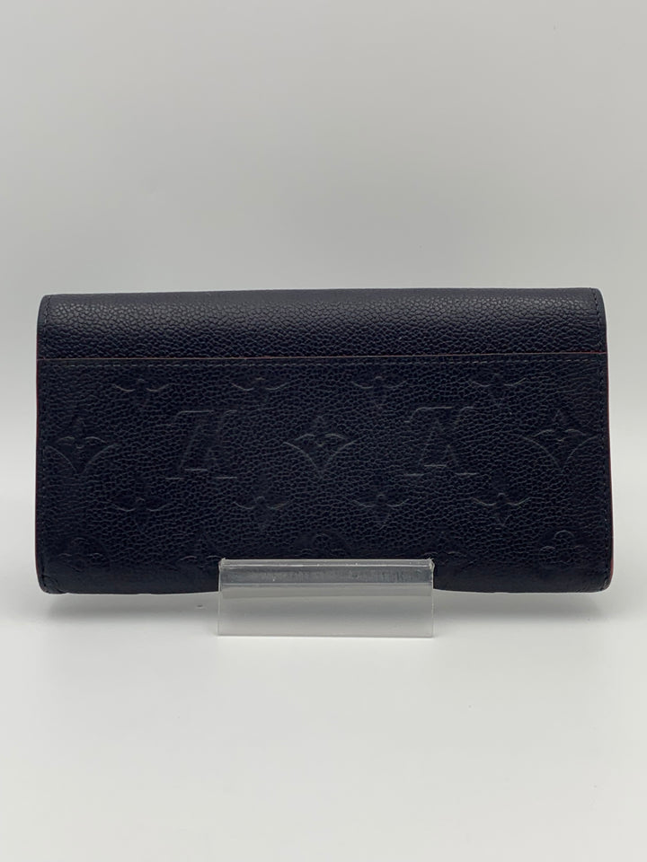 Louis Vuitton Navy Blue Empreinte Sarah Wallet