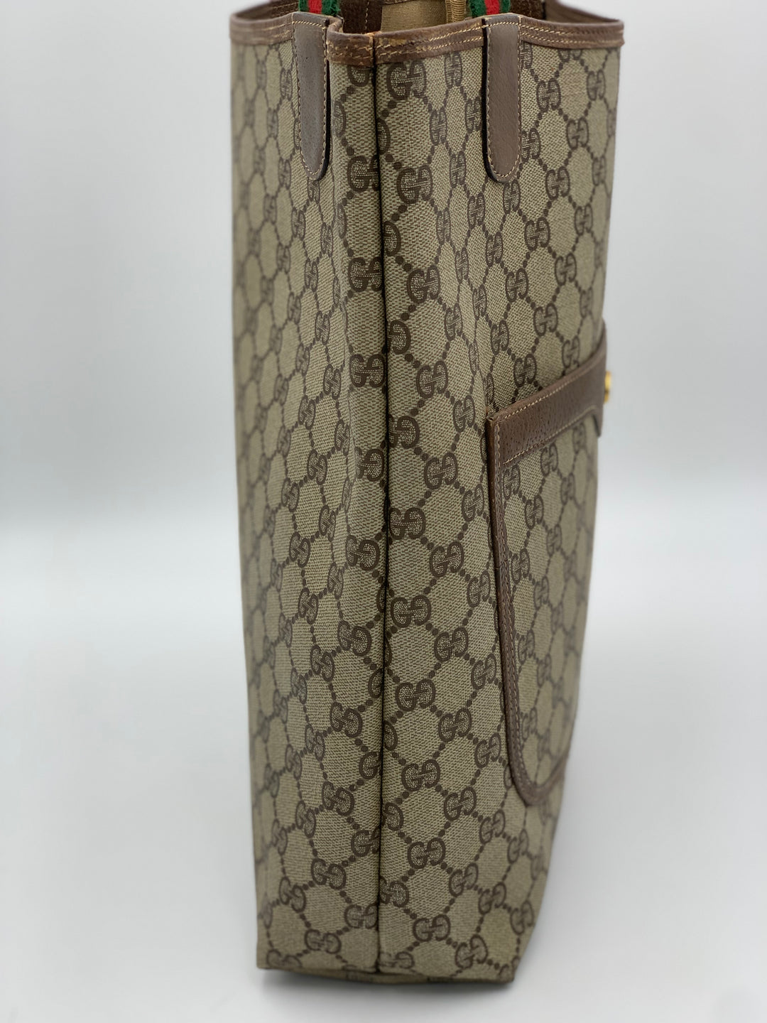 Gucci GG Supreme Sherry Line Tote Bag