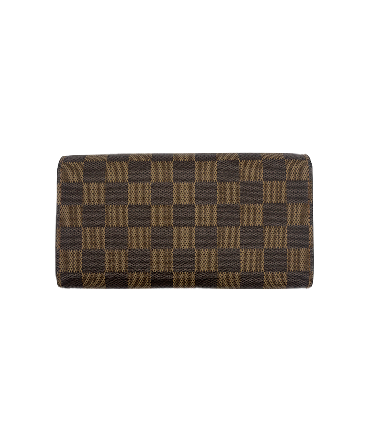 Louis Vuitton Damier Ebene Sarah Wallet (10 card slots)