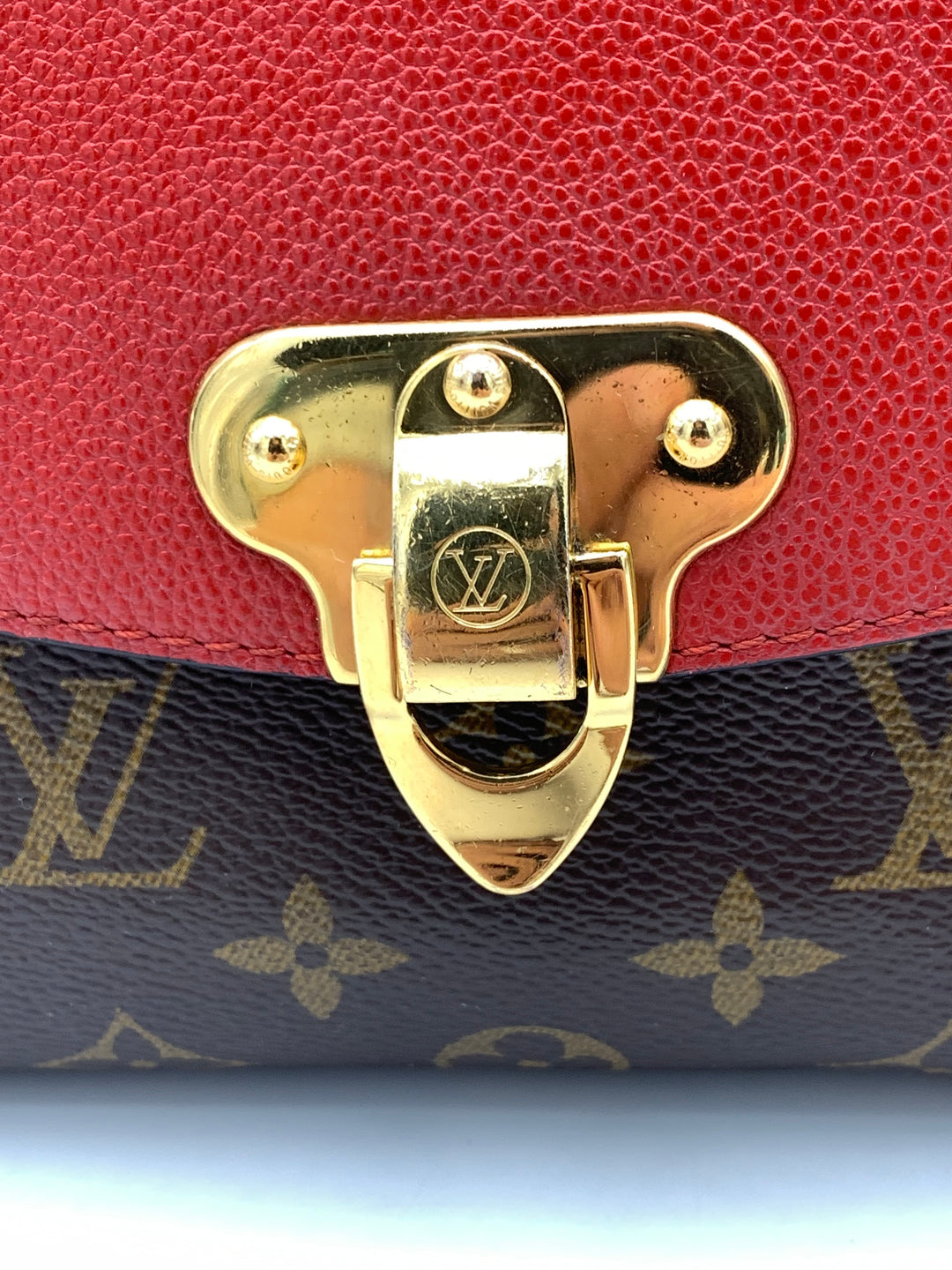 Louis Vuitton Monogram Saint Placide Flap Red
