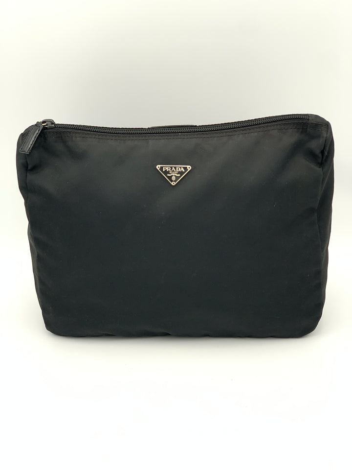 Prada Black Nylon Pouch