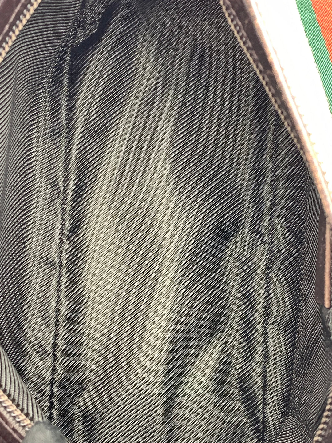 Gucci Beige Canvas Web Pochette