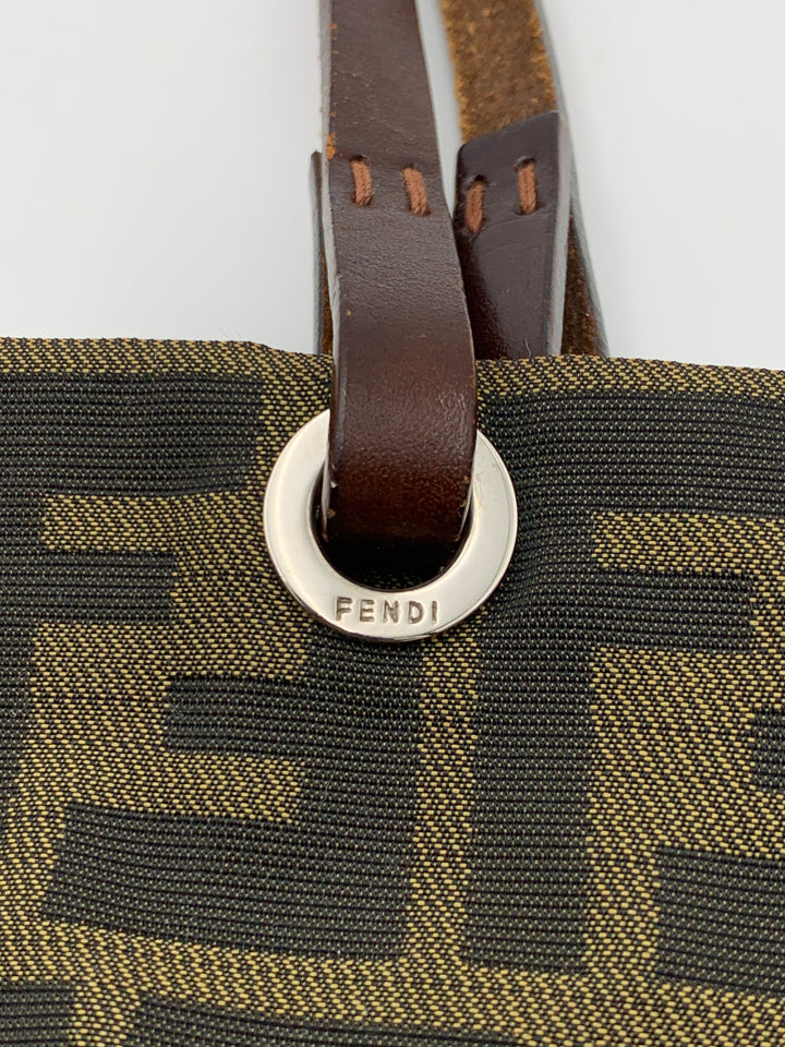 Fendi Zucca Canvas Tote Bag