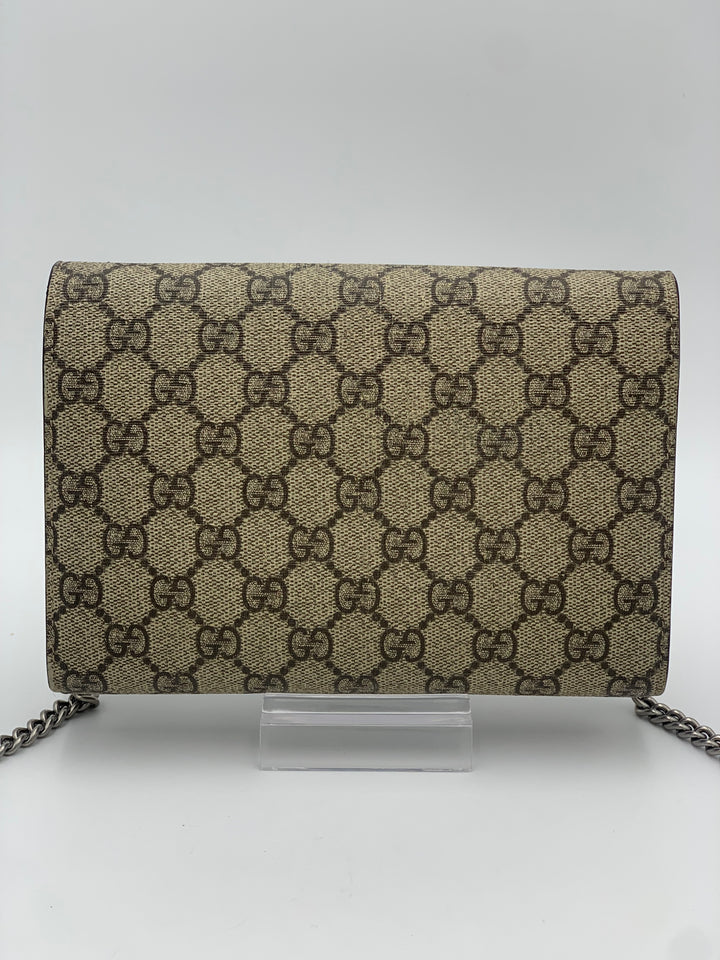 Gucci GG Supreme Dionysus Chain Wallet