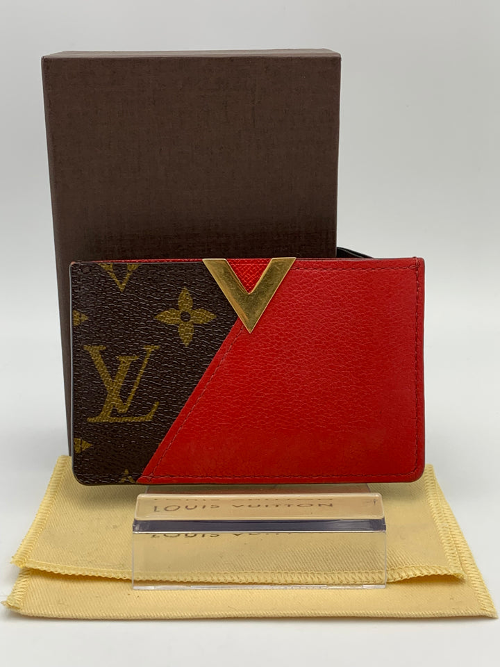 Louis Vuitton Monogram Canvas & Leather Kimono Card Case