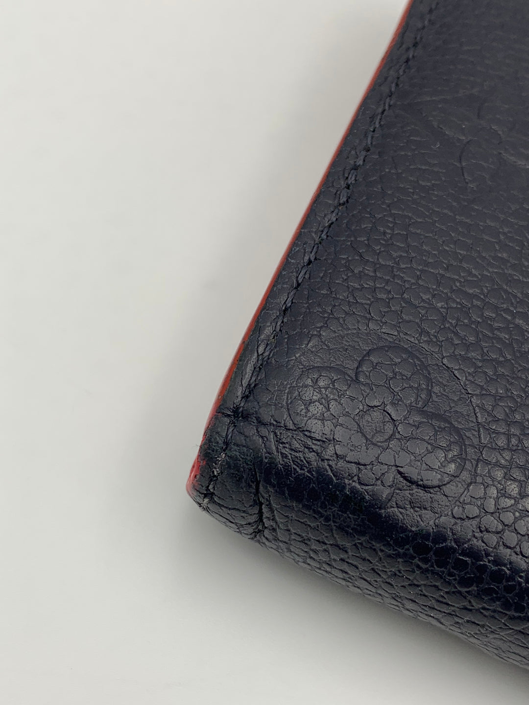 Louis Vuitton Navy Blue Empreinte Sarah Wallet