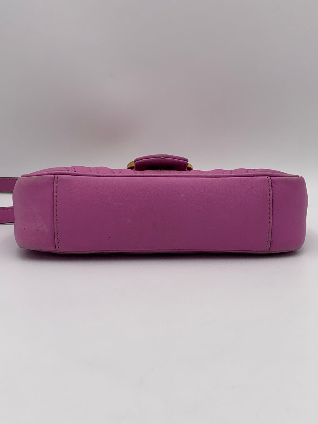 Gucci Marmont Matelasse Mini Purple Flap Bag