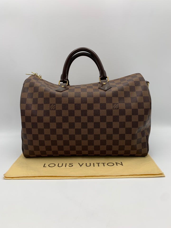 Louis Vuitton Damier Ebene Speedy Bandoliere 35