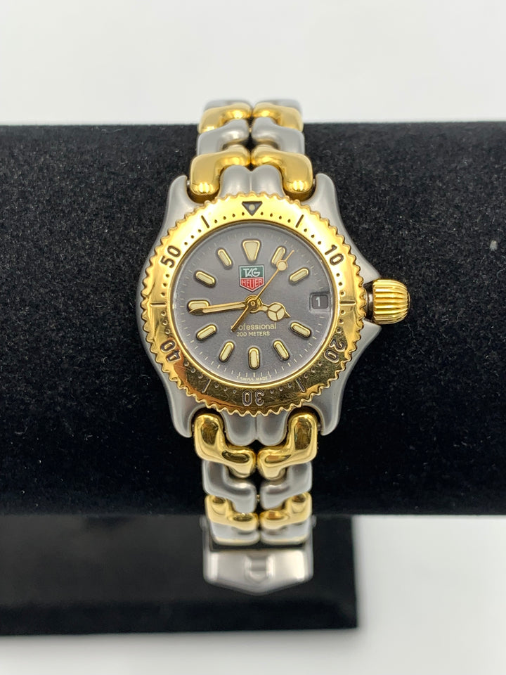 Tag Heuer Professional Grey Dial Two Tone Women's Wristwatch