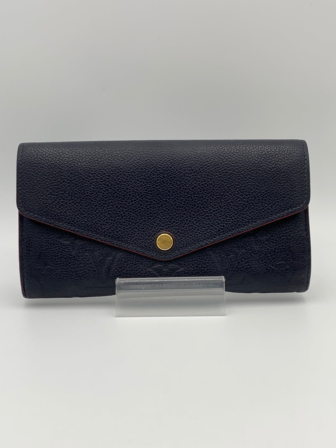 Louis Vuitton Navy Blue Empreinte Sarah Wallet