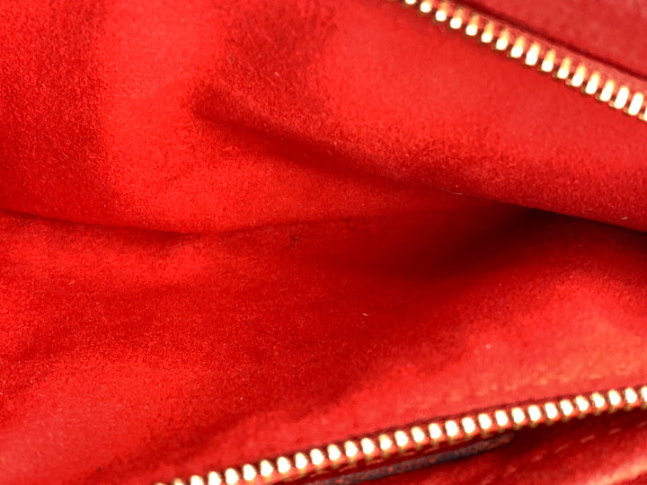 Louis Vuitton Monogram Saint Placide Flap Red