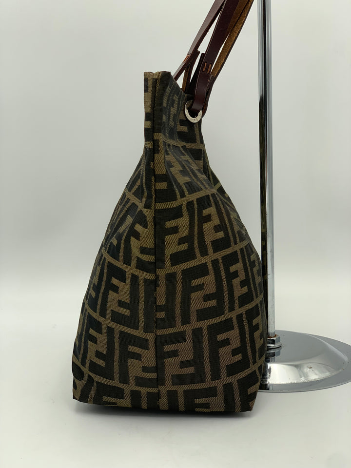 Fendi Zucca Canvas Tote Bag