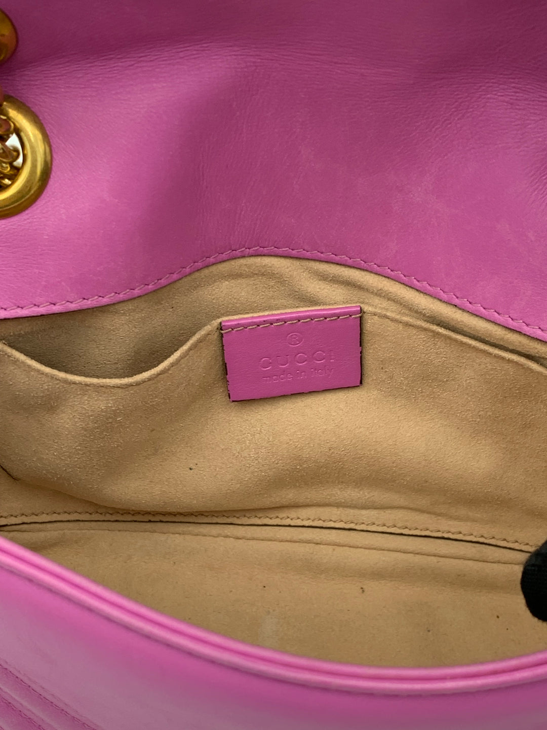 Gucci Marmont Matelasse Mini Purple Flap Bag