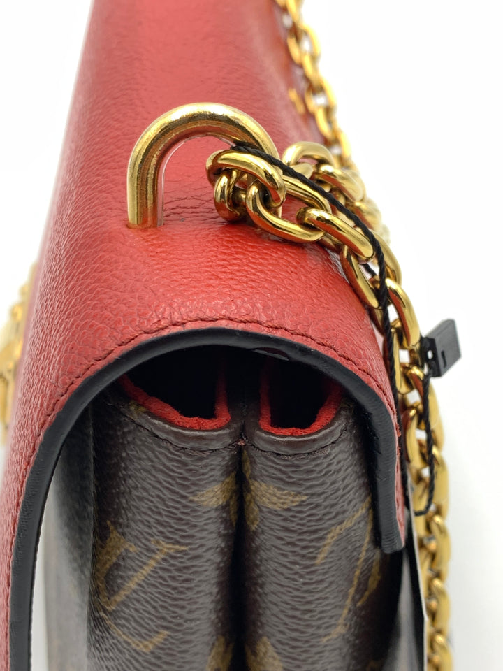 Louis Vuitton Monogram Saint Placide Flap Red