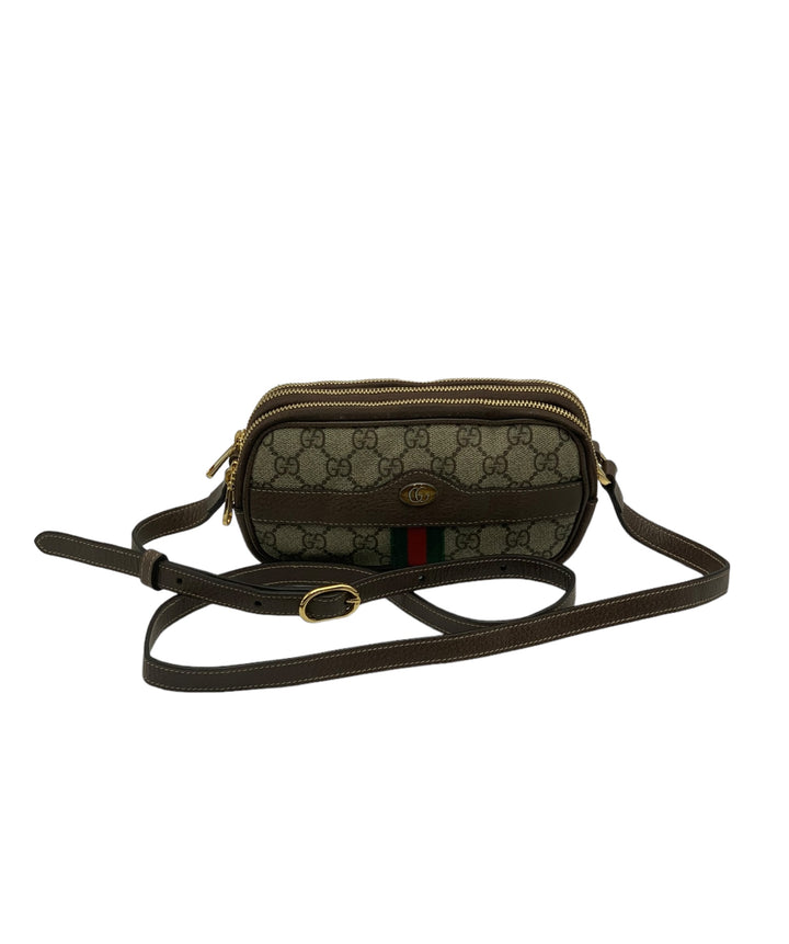 Gucci Ophidia Triple Zip Crossbody Bag