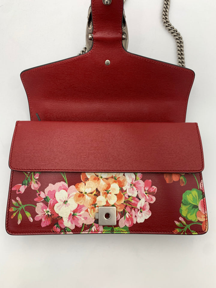 Gucci Dionysus GG Red Blooms Shoulder Bag