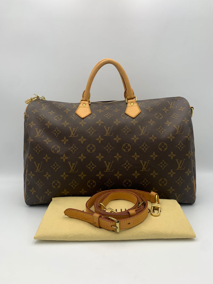 Louis Vuitton Monogram Speedy Bandoliere 40