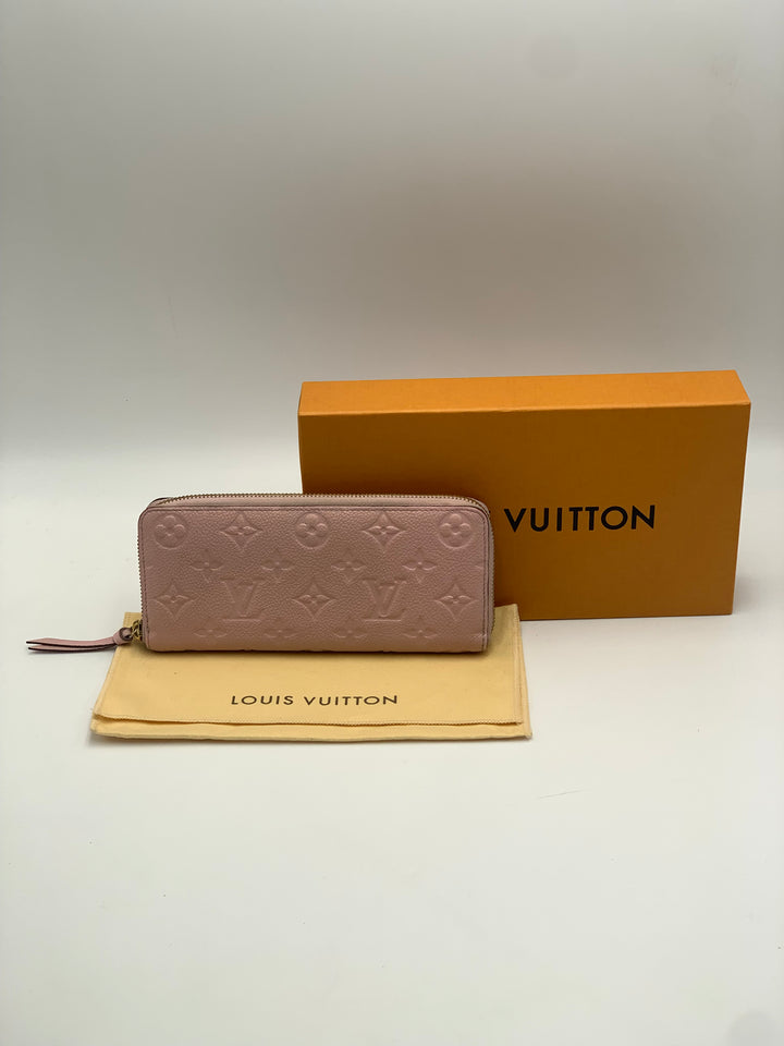 Louis Vuitton Rose Ballerine Monogram Empriente Leather Clemence