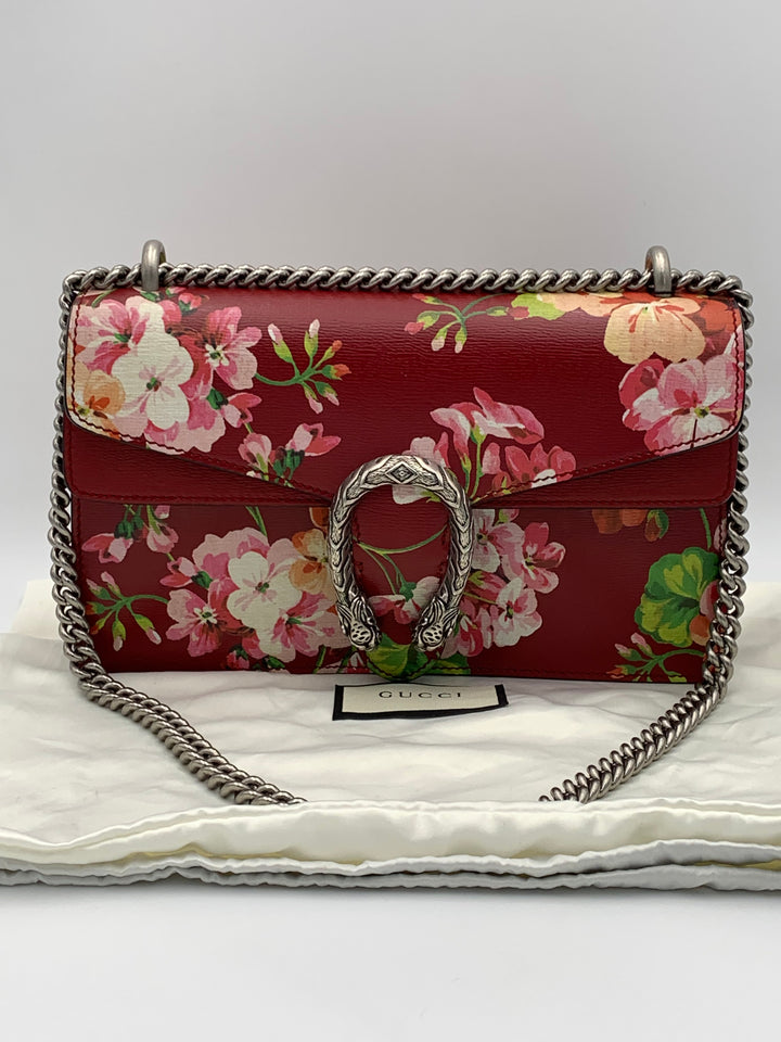 Gucci Dionysus GG Red Blooms Shoulder Bag