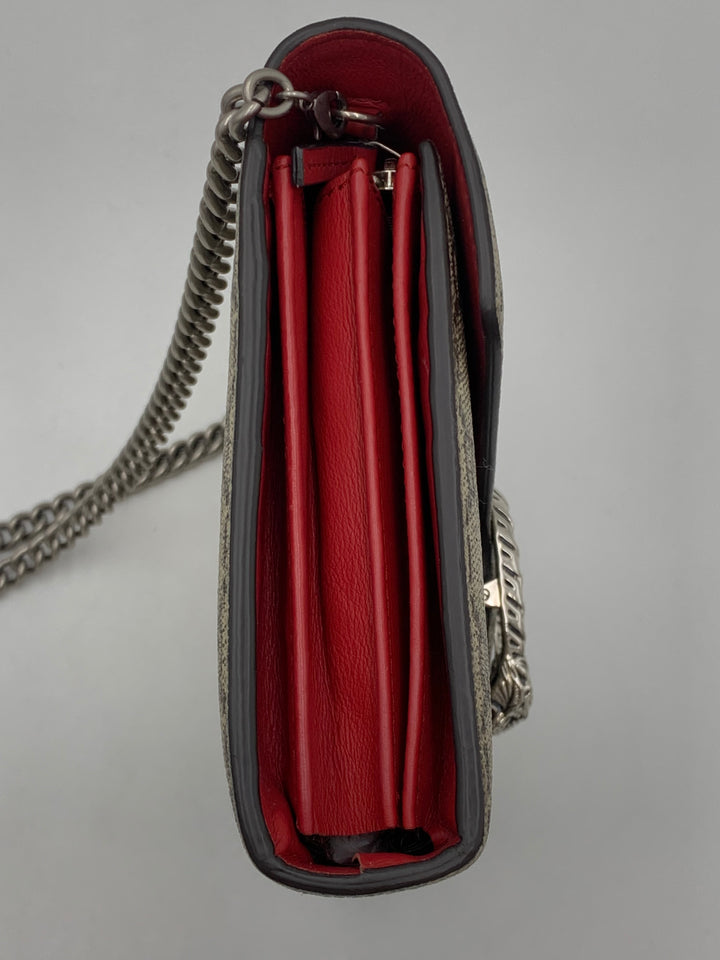 Gucci GG Supreme Dionysus Chain Wallet