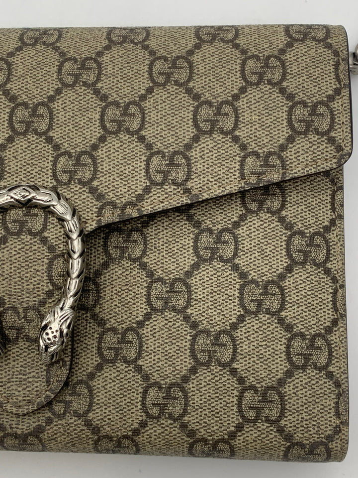 Gucci GG Supreme Dionysus Chain Wallet