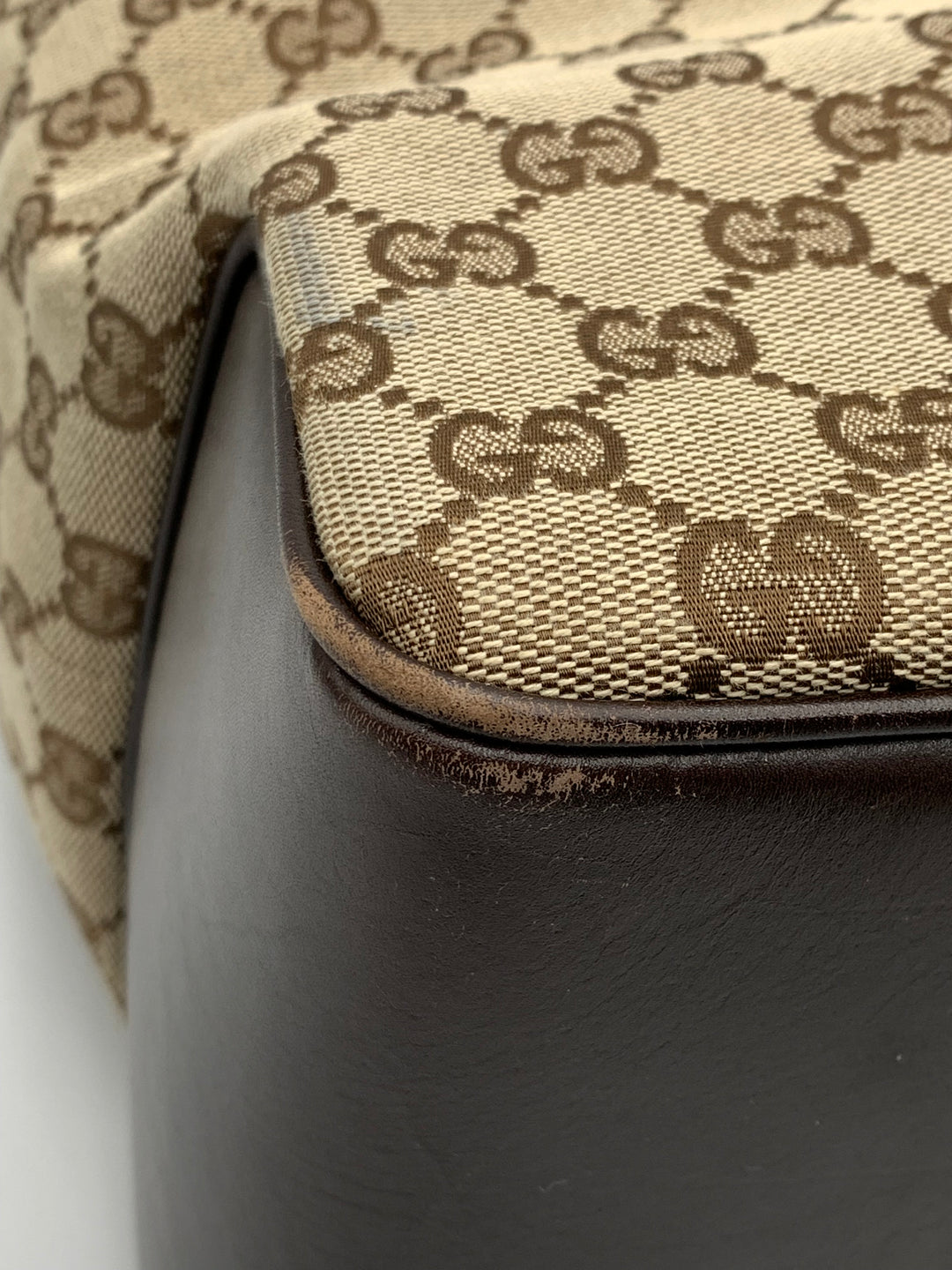 Gucci Brown Beige Gifford Tote Bag