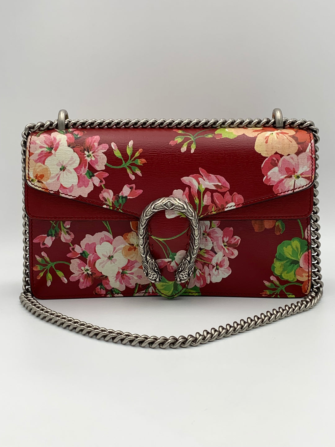 Gucci Dionysus GG Red Blooms Shoulder Bag