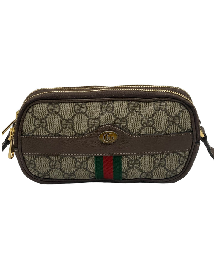 Gucci Ophidia Triple Zip Crossbody Bag