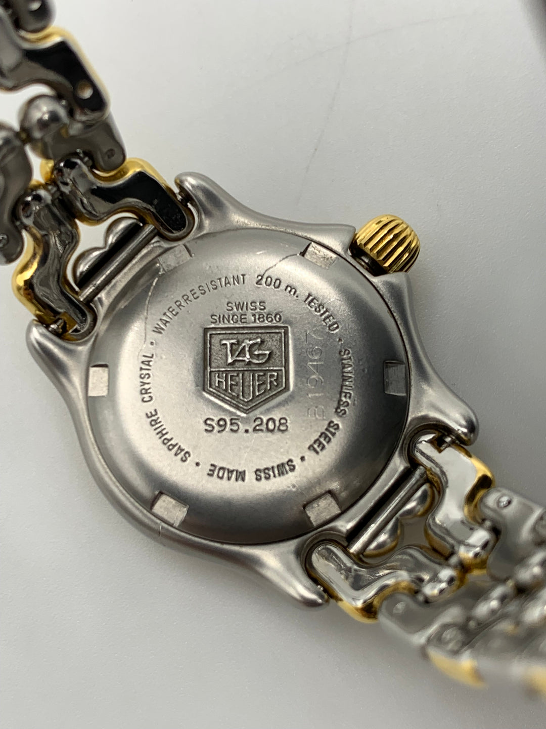 Tag Heuer Professional Grey Dial Two Tone Women's Wristwatch