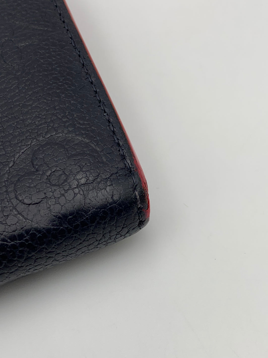 Louis Vuitton Navy Blue Empreinte Sarah Wallet