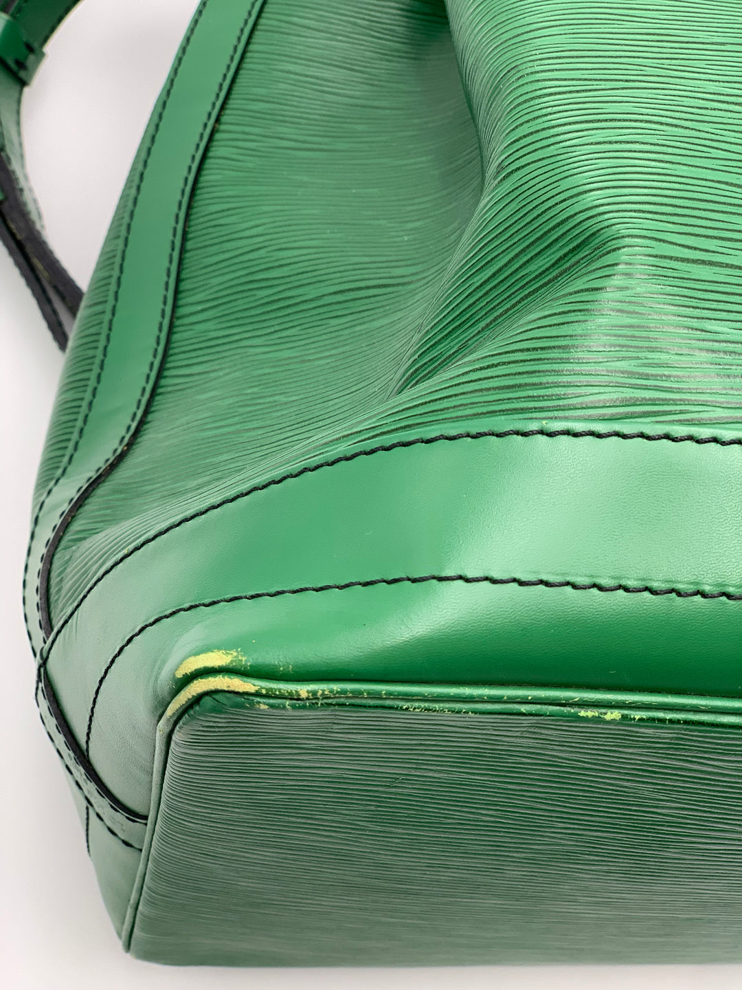 Louis Vuitton Vintage Noe GM Green Epi Leather Shoulder Bag