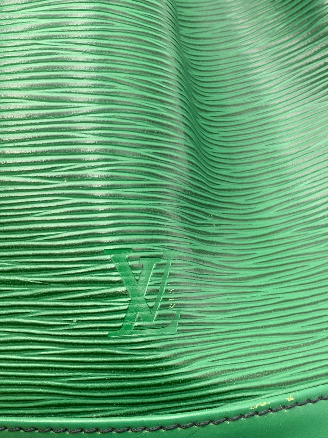 Louis Vuitton Vintage Noe GM Green Epi Leather Shoulder Bag