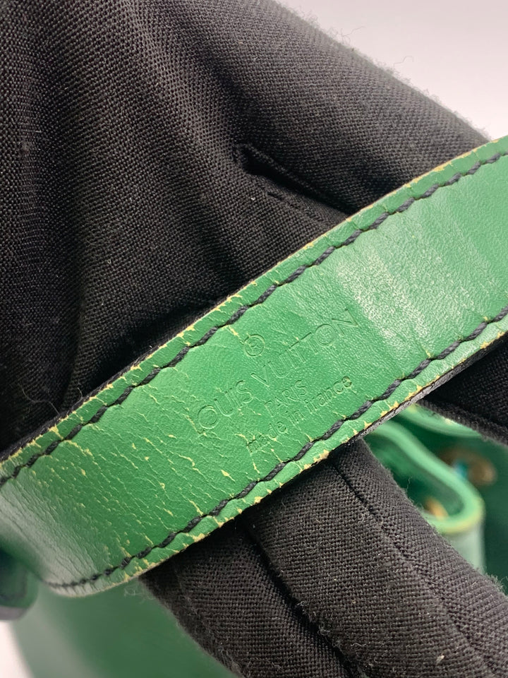 Louis Vuitton Vintage Noe GM Green Epi Leather Shoulder Bag