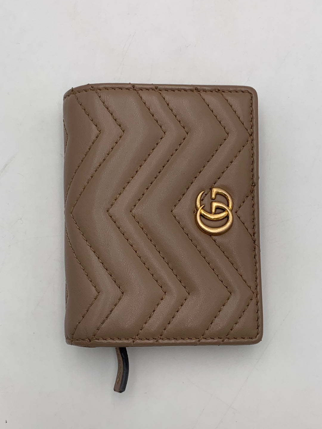 Gucci GG Marmont Beige Bifold Wallet