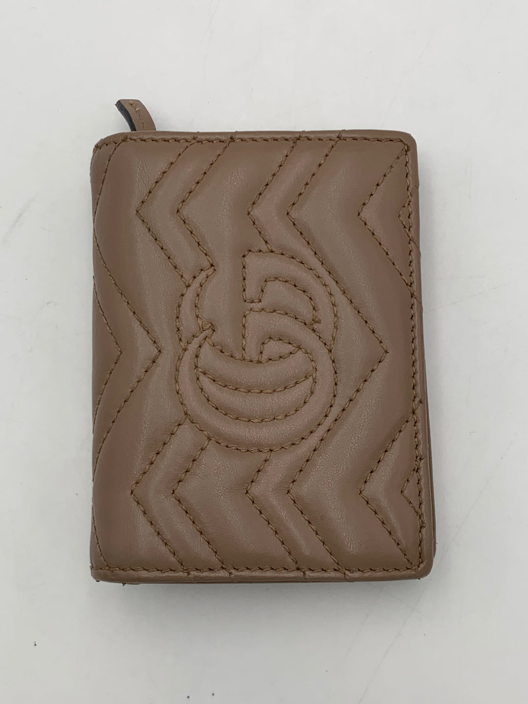 Gucci GG Marmont Beige Bifold Wallet