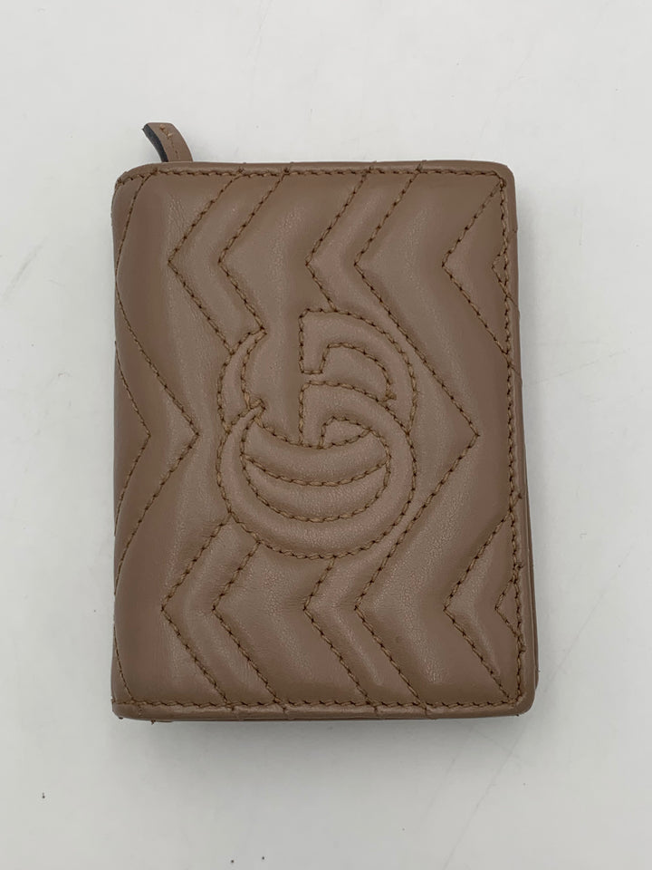 Gucci GG Marmont Beige Bifold Wallet