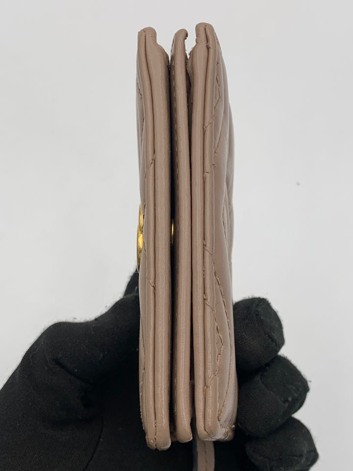 Gucci GG Marmont Beige Bifold Wallet