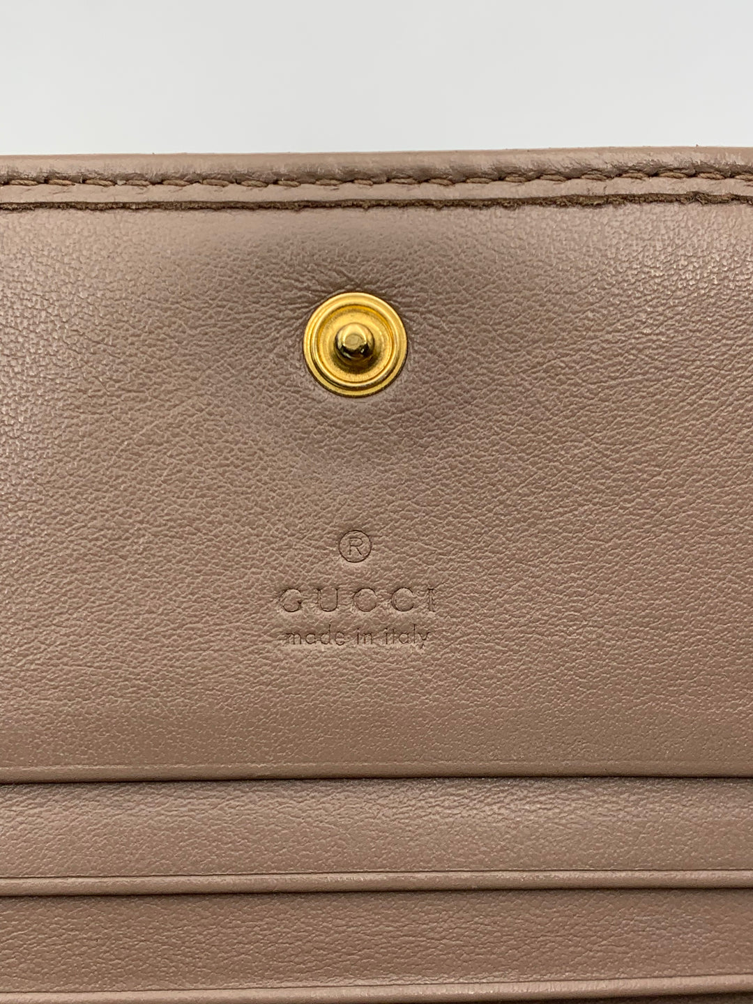 Gucci GG Marmont Beige Bifold Wallet