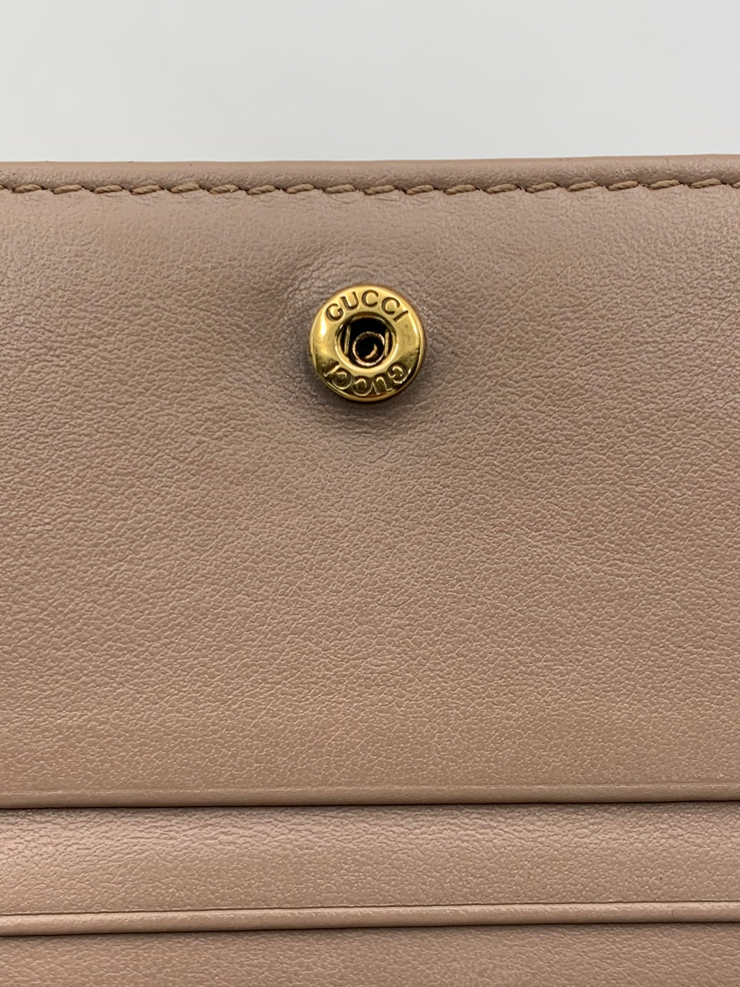 Gucci GG Marmont Beige Bifold Wallet