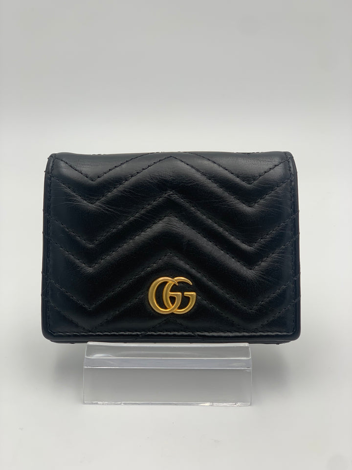 Gucci  GG Marmont Black Bifold Wallet